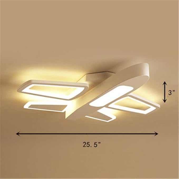 RUNNUP Acrylic Cartoon Airplane Ceiling Lamp Boy Bedroom Creative LED Flush Ceiling Light Stepless Dimming for Kindergarten Children Bedroom Kids Room Study Room, White
