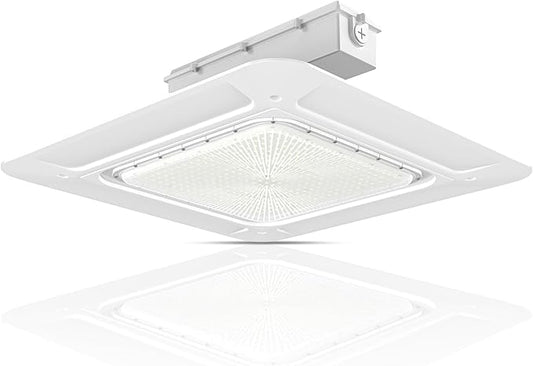 180W LED Canopy Light, 25200LM 5700K Daylight, Surface Mount LED Gas Station Light (750W HID/HPS Equivalent), Commercial Parking Garage Ceiling Lighting, IP65 Waterproof, 100-277VAC, UL Listed