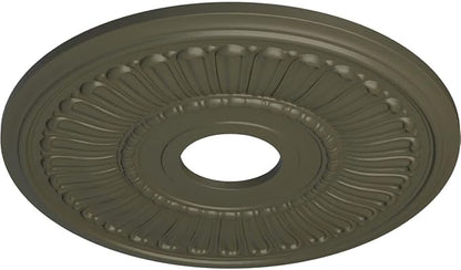 Ekena Millwork CM16MLWHF 16"OD X 3 5/8"ID X 3/4"P Melonie Ceiling Medallion Fits Canopies Up to 6 3/8", Witch Hazel
