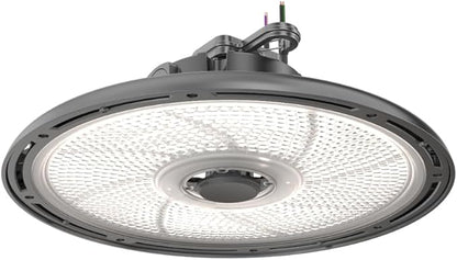 Lithonia Lighting REBL Round High Bay LED Light, 24,000/27,000/30,000 Adjustable Lumen Output, 3500K/4000K/5000K Switchable White Color Temperature, Work Light, UVOLT 120-347V, 14.6" x 7.7", Bronze