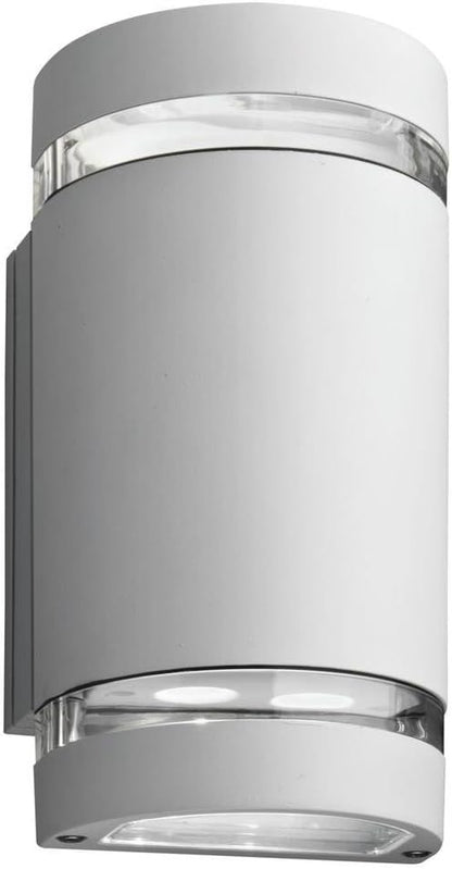 Lithonia Lighting OLLWU LED P1 40K MVOLT WH M6 Led Outdoor Cylinder Up & Down Light, MVOLT 4000K, 9W, White