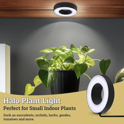 Tri Head (3.5in) Grow Lights for Indoor Plants, 144 LEDs Full Spectrum LED Plant Grow Light, 5V/3A Under Cabinet Grow Lamp with Auto Timer 3/9/12 Hrs, 10 Lighting Mode, 5 Brightness Levels