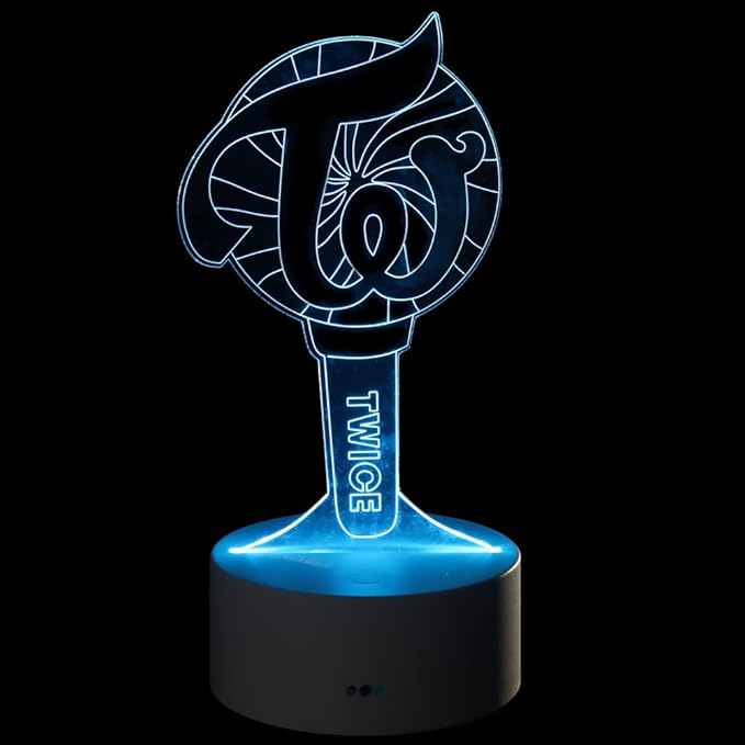 YX&ST Twice 16 Colors LED Night Light with Remote Control USB Acrylic Home Room Decoration