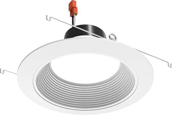 Juno 6 Inch LED Recessed Lighting, G4 Series Retrofit LED Downlight, Ceiling Light for Kitchen or Shower, 1000 Lumens, 3000K Warm White, Wet Location Rated, Dimmable, Baffle Trim