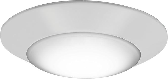 LEDVANCE 15W LED Light Disk, 5 CCT 2700/3000/3500/4000/5000K, Dimmable, 900 LMS, 90 CRI, Wet Rated, Frosted Finish - 1 Pack (62446)