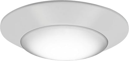 LEDVANCE 15W LED Light Disk, 5 CCT 2700/3000/3500/4000/5000K, Dimmable, 900 LMS, 90 CRI, Wet Rated, Frosted Finish - 1 Pack (62446)