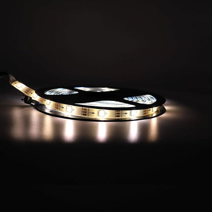 DC5V SK6812 (Similar WS2812B) RGBW RGB+Cold White LED Strip Light 30leds/Pixels/m Individually Addressable 4 Color in 1 LED Dream Color (16.4ft(5m) 150leds IP65) (No Adapter or Controller)