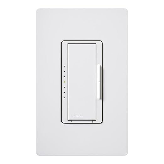 Lutron Maestro LED+ Dimmer Switch for Dimmable LED, Halogen and Incandescent Bulbs, 150W/Single-Pole or Multi-Location, MACL-153M-WH-3, White (3-Pack)
