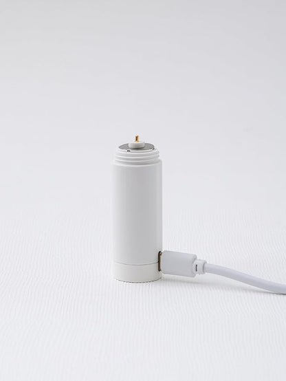 Mandu Deco Rechargeable Kpop Lightstick Battery for K-pop Concerts, Protective Cap with Keychain, Lasts 4 to 6 Hours, White