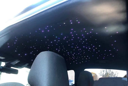 AZIMOM PMMA Plastic 550pcs*0.03in*13.1ft Fiber Optic Cable Strands 0.75mm 4 Meter End Glow Roll Fiber String for Star Sky Roof Ceiling Decoration All Kind LED Light Engine Driver