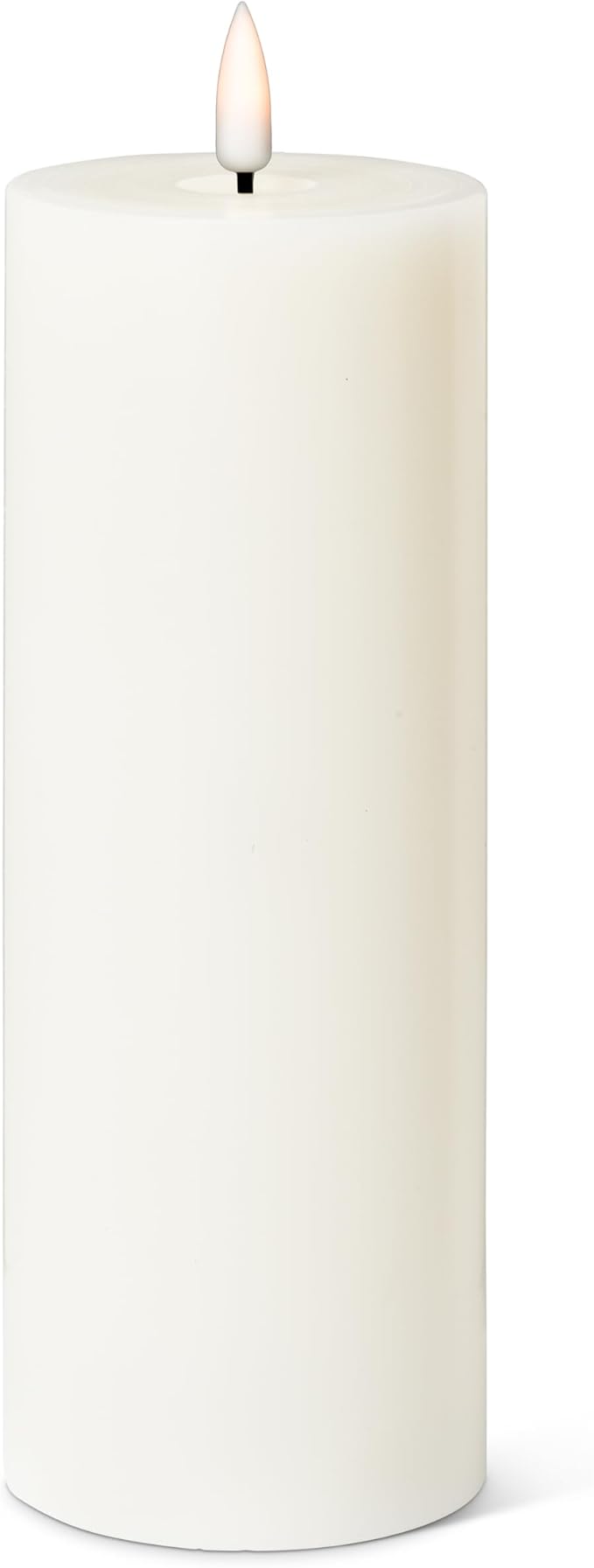 Abbott Collection Wax LED Flameless Pillar Candle - Sand (3x8 H)