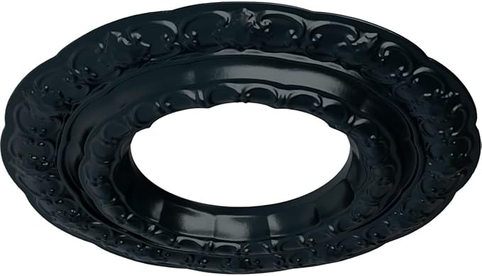 Ekena Millwork CM15LINSF Lisbon Ceiling Medallion, Night Shade
