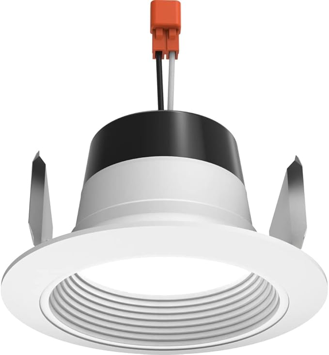 Juno 4 Inch LED Recessed Lighting, G4 Series Retrofit LED Downlight, Ceiling Light for Kitchen or Shower, 900 Lumens, 3000K Warm White, Wet Location Rated, Dimmable, Baffle Trim