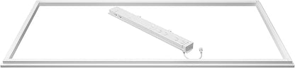 Lithonia Lighting Frame 2x4 LED Lay-in Ceiling Light, 2 ft. x 4 ft. Lighting Fixture for Offices and Classrooms, 4000/5000/6000 Adjustable Lumen Output, 3500/4000/5000 Switchable Color Temperature