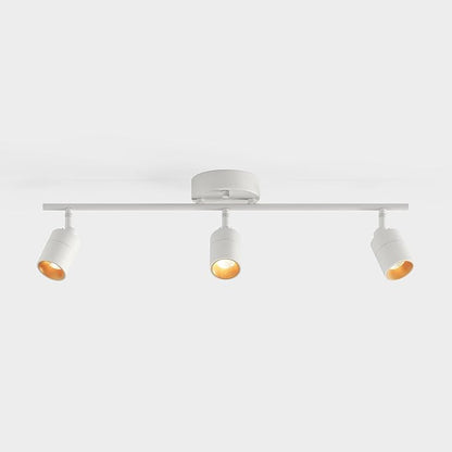 Shura White 3-Light Track Light with Adjustable Heads, Integrated LED Bulbs, 2 ft. Track Lighting Kit Ceiling Light, 3000k, 1470 Lumens