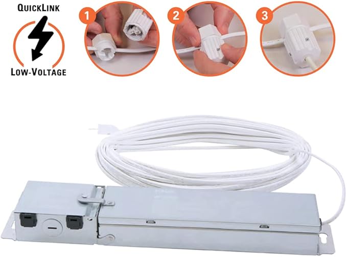 HALO Quicklink 6 Inch Canless Ultra-Thin Recessed Lighting LED Wafer Light for Ceiling and Shower - 6 Pack Starter Kit - 935 Lumens - 5 Selectable Color Temperatures, 0-10V Commercial Dimming