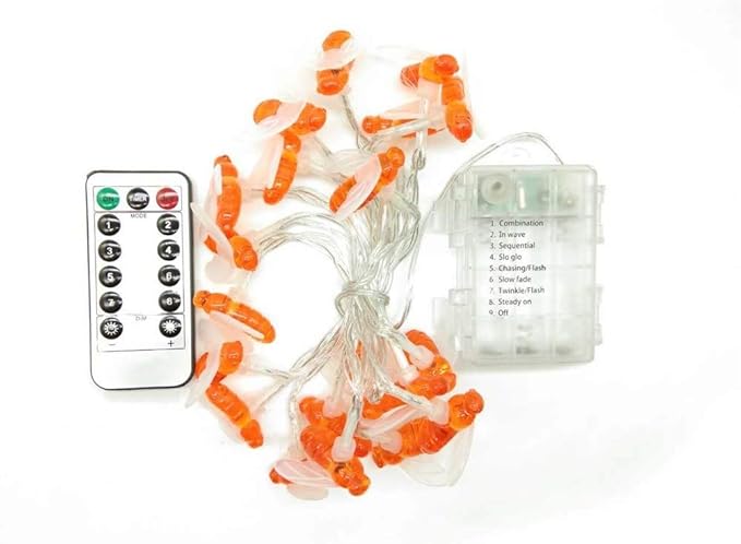 Remote String Lights, 7.5Ft 20 Led Fairy Battery Operated String Lights for Garden, Patio, Lawn Decoration with Remote Control(Warm White)