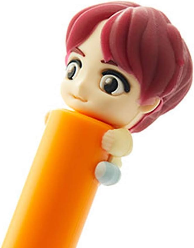 [BTS Official Merchandise] Fans Gift - K-Pop Idols Goods - BTS Character Figure Toothbrush with Convenient Magnetic Holder (Suga)
