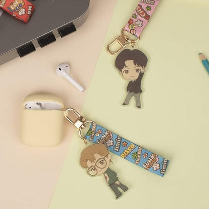 BTS TinyTan Dynamite Acrylic Strap Keyring Key Chain Accesssories (RM)