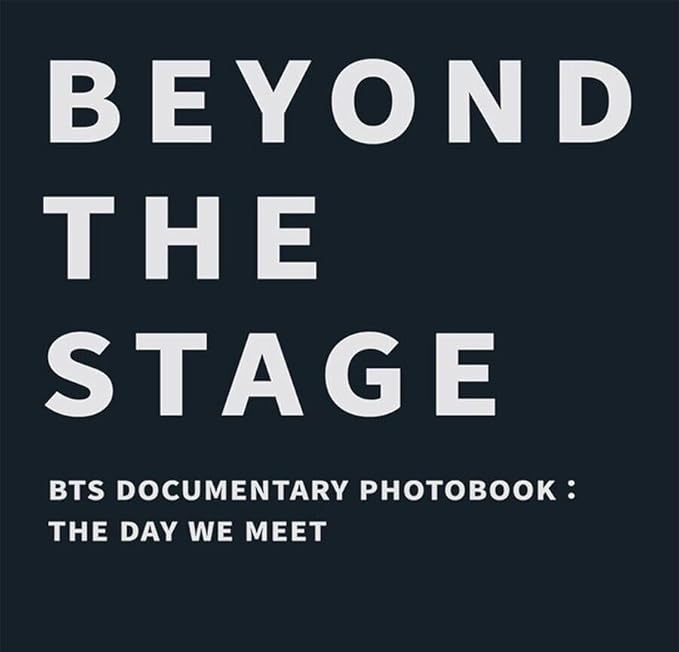 (P.O.B) BTS BEYOND THE STAGE DOCUMENTARY PHOTO BOOK : THE DAY WE MEET PHOTOBOOK K-POP SEALED