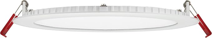 Juno WF8 SWW5 90CRI MW M6 Round LED LED Wafer Downlight, 120 Volts, Switchable Color Temperature 2700K/3000K/3500K/4000K/5000K, Triac Dimming, 8-Inch Ultra Thin Trim, Matte White