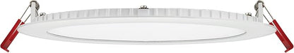 Juno WF8 SWW5 90CRI MW M6 Round LED LED Wafer Downlight, 120 Volts, Switchable Color Temperature 2700K/3000K/3500K/4000K/5000K, Triac Dimming, 8-Inch Ultra Thin Trim, Matte White
