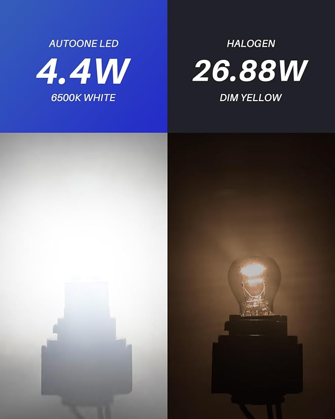 AUTOONE Latest 3156 3157 LED Bulbs White for Reverse Lights, 700% Ultra Bright 3056 3057 4157 4156 3457 4057 4114 LED Bulbs for Backup Parking Tail Brake Signal Parking Daytime Running Lights, 2PCS