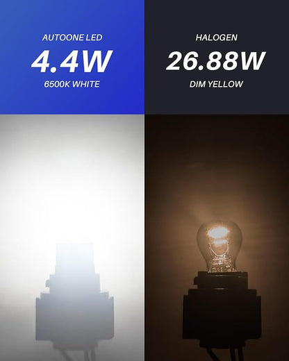 AUTOONE Latest 3156 3157 LED Bulbs White for Reverse Lights, 700% Ultra Bright 3056 3057 4157 4156 3457 4057 4114 LED Bulbs for Backup Parking Tail Brake Signal Parking Daytime Running Lights, 2PCS