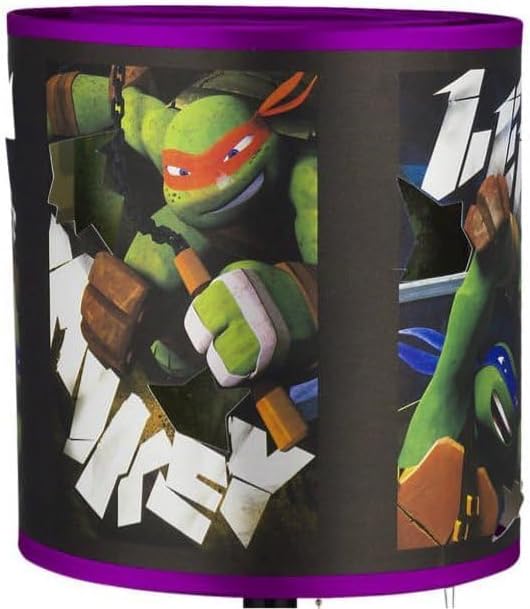 Nickelodeon Table Lamp Teenage Mutant Ninja Turtles 11.8 x 11.6 x 17.2 inches