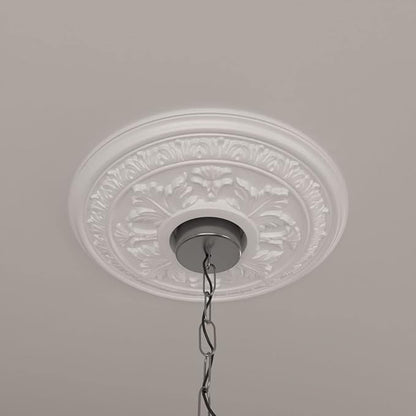 15 3/8"OD x 4 1/4"ID x 1 1/2"P Baltimore Ceiling Medallion (Fits Canopies up to 5 1/2")