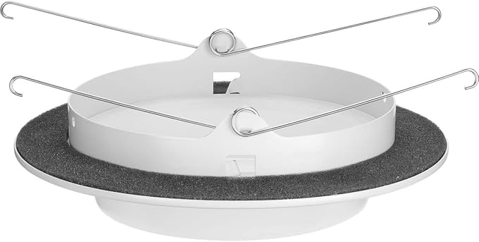 Progress Lighting P806005-028 6" Recessed Drop Lensed Shower Trim with Frosted Glass Diffuser Satin White for 6 in. Housing (P806N Series)