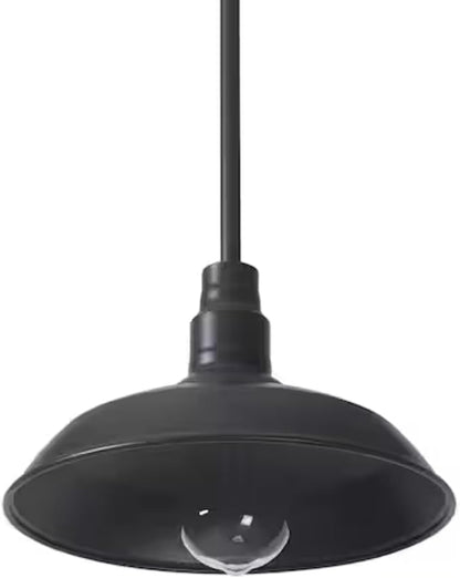 Mini Pendant Light, 10"" Vintage Farmhouse Decor Adjustable for Kitchen, Restaurant, Dining Room, Cafe, Patio, Entryway, Yard, Waterproof Pendant in Brown Finish, SHEL000056