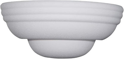 Designers Fountain Value Wall Sconce Light, 5.5 Inch Lighting Fixture for Bedroom, Bathroom and Entryway, White, 6030-WH