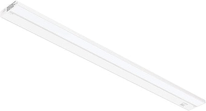 Getinlight 40-inch 3 Color Levels LED Under Cabinet Lighting, Hardwired or Plugged-in, Selectable White 2700K/3000K/4000K, Dimmable, White Finished, IN-0210-5