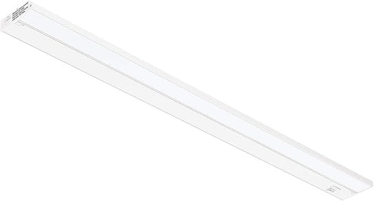 Getinlight 40-inch 3 Color Levels LED Under Cabinet Lighting, Hardwired or Plugged-in, Selectable White 2700K/3000K/4000K, Dimmable, White Finished, IN-0210-5