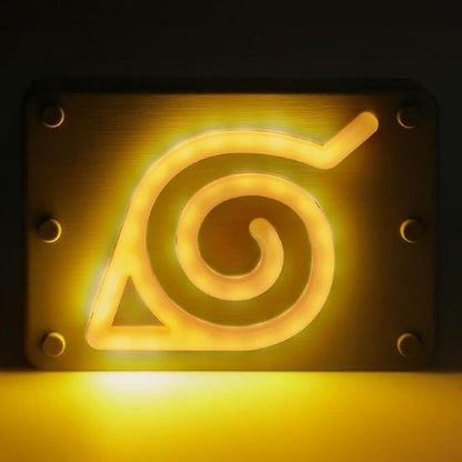 Paladone Naruto Shippuden Official Licensed Konohagakure Icon Light, Tabletop or Wall Mount Anime Night Light & Room Decor for Manga Fans, Comic and Gamer Gift