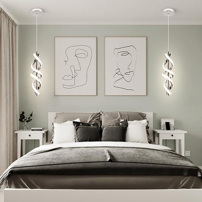 Pendant Light,4000K Modern LED Pendant Lights Kitchen Island,Adjustable Pendant Lighting Over Island Hanging Pendant Light Fixtures for Kitchen Dining Room Hallway Foyer