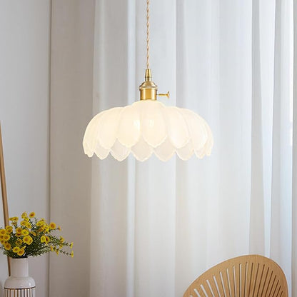 3 Pack Glass Pendant Lights Kitchen Island, Vintage Brass Pendant Light Fixtures, Adjustable Milk White Kitchen Pendant Lighting Over Island for Bedroom Living Room Hallway Dining Room