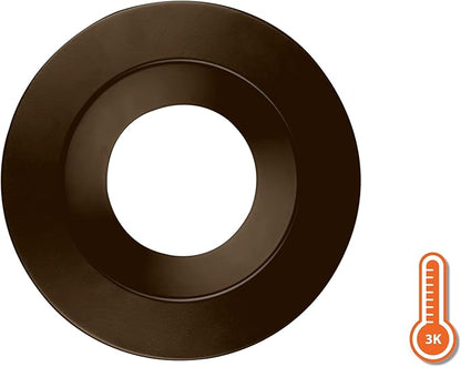 NICOR DLR566091203KOB DLR56(v6) 5/6-inch Oil-Rubbed Bronze 900 Lumen 3000K Recessed LED Downlight
