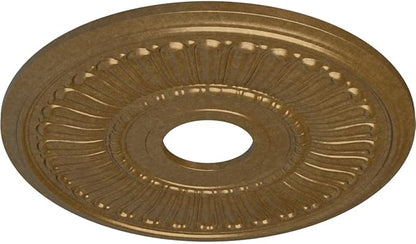 Ekena Millwork Melonie Ceiling Medallion, Pale Gold