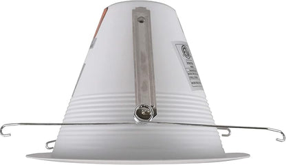 NICOR Lighting 6 inch White Wet Location Rated Cone Baffle Trim, Fits 6 inch Housings (17550AWL)