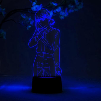 Otaku Lamps Kobeni Chainsaw Man – Anime Lamp Figure Night Light, 16 Color RGB LED – 3D Anime Room Décor Gift for Otaku