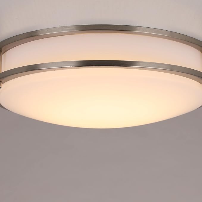 Design House Ripon 14.5 Inch Integrated LED Indoor Ceiling Light, Dimmable, Matte Black – Design House, 578641-BLK