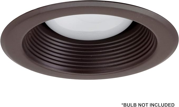 NICOR Lighting 5 inch Oil-Rubbed Bronze Recessed Baffle Trim (15511OB-OB)