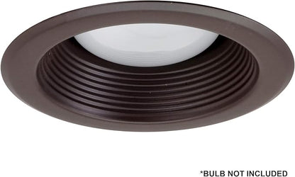 NICOR Lighting 5 inch Oil-Rubbed Bronze Recessed Baffle Trim (15511OB-OB)