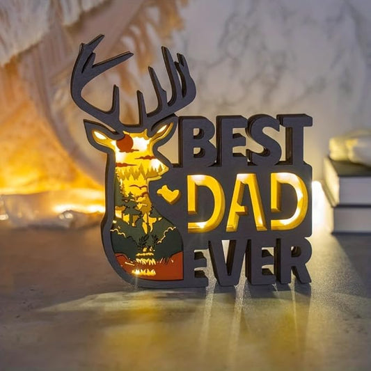 3D Wooden Animal Carving LED Night Light, Wood Carving Light, Modern Home Decoration, Decorative Tables, Cabinets, Living Rooms, Bedrooms, Offices, Farmhouses, Bookshelves, Perfect Holiday Gifts