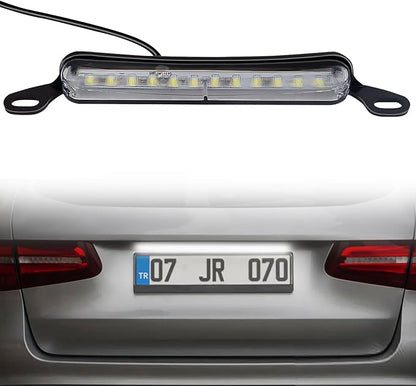 BFXM LED License Plate Light 12 V DC Universal License Plate Lights, Waterproof Tag Lamp Assembly Replacement LED Plate Light for Car Trailer UTV ATV Truck RV Boat