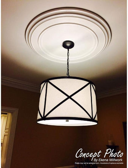 41 1/8"OD x 4"ID x 2 1/8"P Classic Ceiling Medallion (Fits Canopies up to 5 1/2")