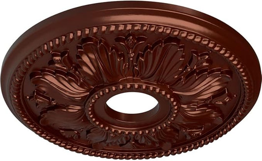 Ekena Millwork CM18ED1ACS Edinburgh Ceiling Medallion, Antique Copper
