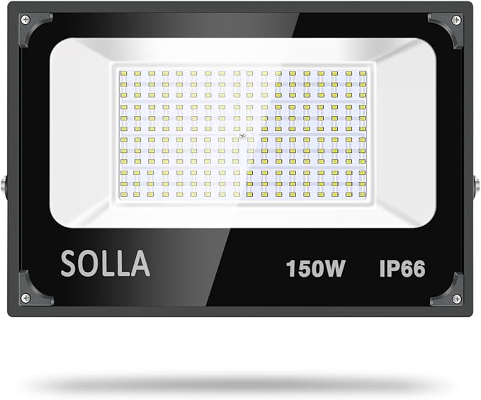 2 Pack 150W Led Flood Lights, 15000lm 6000K Daylight White Exterior Flood Lighting, Outdoor Indoor Lights Fixture, Security Floodlight Spotlight for Yard, Garden, Garage, Rooftop